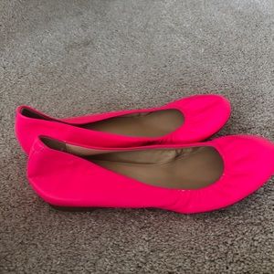 J crew Mary Jane flats in pink